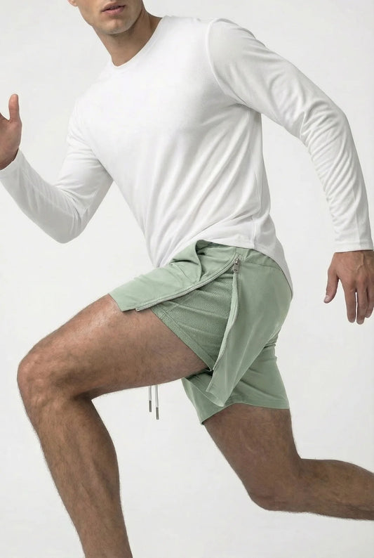 Effort Zipper Shorts - Visions Eyewear