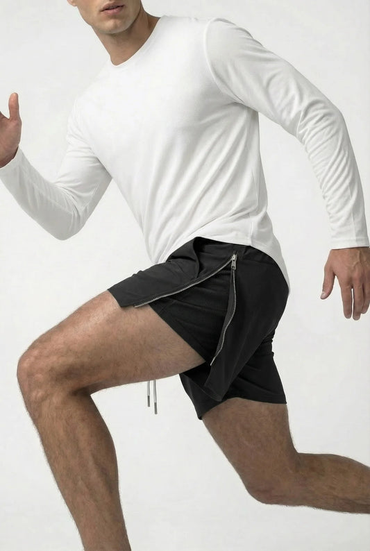 Effort Zipper Shorts - Visions Eyewear